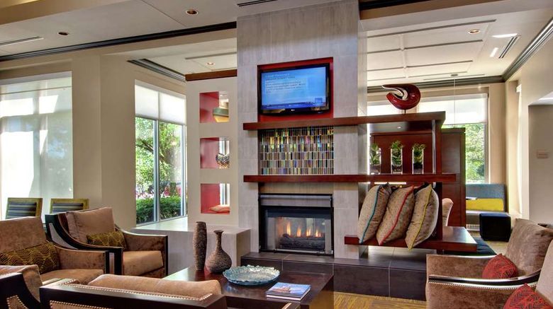 <b>Hilton Garden Inn Albany Airport Lobby</b>. Images powered by <a href="https://iceportal.shijigroup.com/" title="IcePortal" target="_blank">IcePortal</a>.