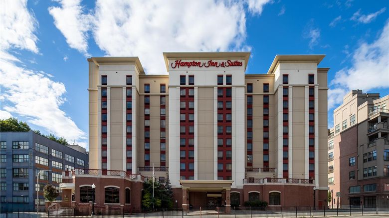 Hampton Inn  and  Suites Albany-Downtown Exterior. Images powered by <a href="https://iceportal.shijigroup.com" target="_blank" rel="noopener">Ice Portal</a>.