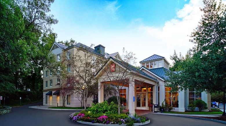 Hilton Garden Inn Saratoga Springs Exterior. Images powered by <a href="https://iceportal.shijigroup.com" target="_blank" rel="noopener">Ice Portal</a>.