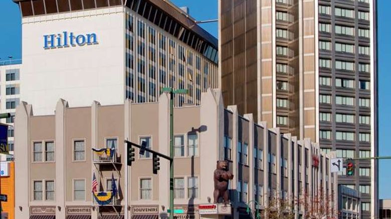 <b>Hilton Anchorage Exterior</b>. Images powered by <a href="https://iceportal.shijigroup.com/" title="IcePortal" target="_blank">IcePortal</a>.