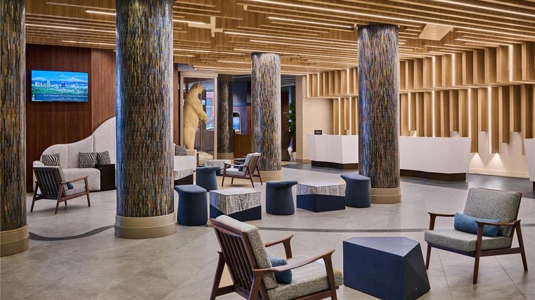 <b>Hilton Anchorage Lobby</b>. Images powered by <a href="https://iceportal.shijigroup.com/" title="IcePortal" target="_blank">IcePortal</a>.
