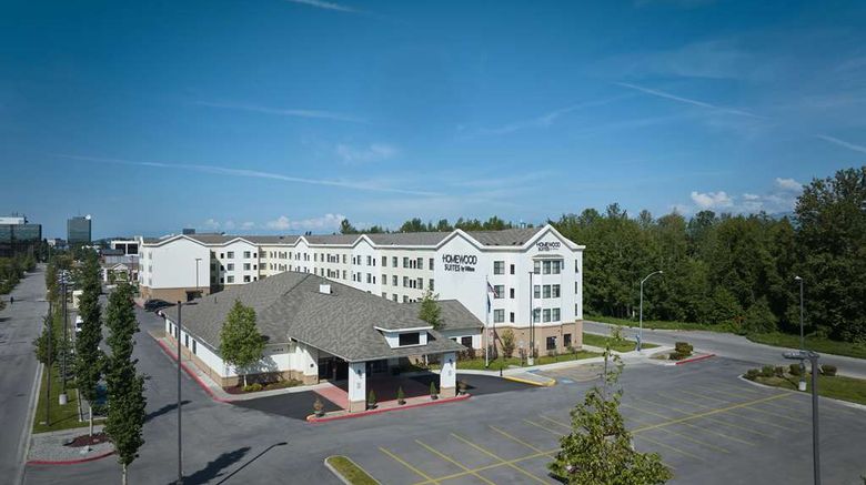 <b>Homewood Suites by Hilton Anchorage Exterior</b>. Images powered by <a href="https://iceportal.shijigroup.com/" title="IcePortal" target="_blank">IcePortal</a>.