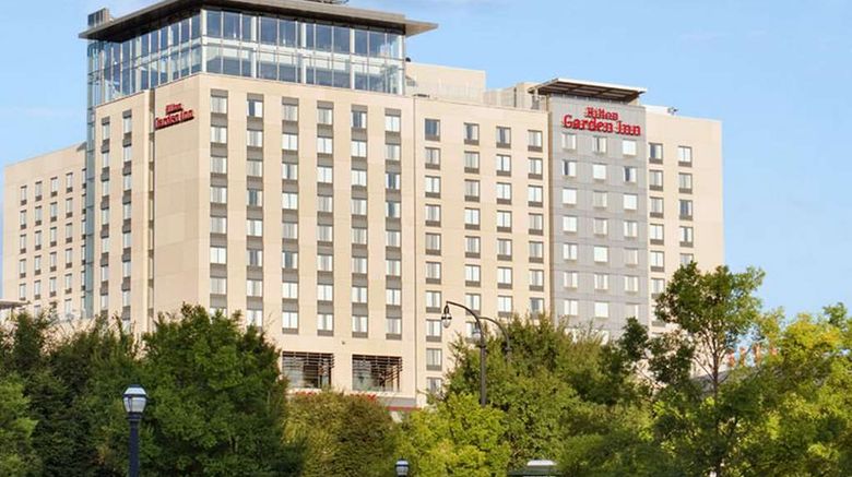 Hilton Garden Inn Atlanta Downtown Exterior. Images powered by <a href="https://iceportal.shijigroup.com" target="_blank" rel="noopener">Ice Portal</a>.