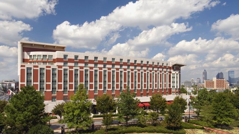 Embassy Suites Atlanta Centennial Park Exterior. Images powered by <a href="https://iceportal.shijigroup.com" target="_blank" rel="noopener">Ice Portal</a>.