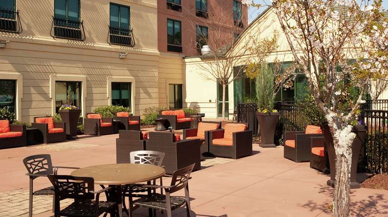 Hilton Garden Inn Atlanta Arpt South Exterior. Images powered by <a href="https://iceportal.shijigroup.com" target="_blank" rel="noopener">Ice Portal</a>.