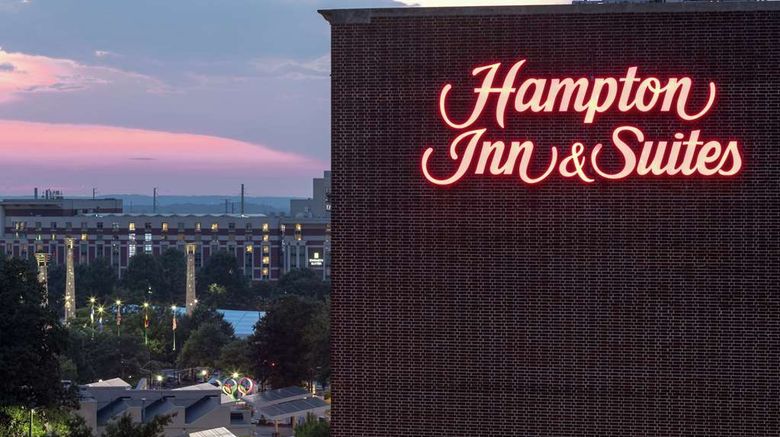 <b>Hampton Inn & Suites Atlanta Downtown Exterior</b>. Images powered by <a href="https://iceportal.shijigroup.com/" title="IcePortal" target="_blank">IcePortal</a>.