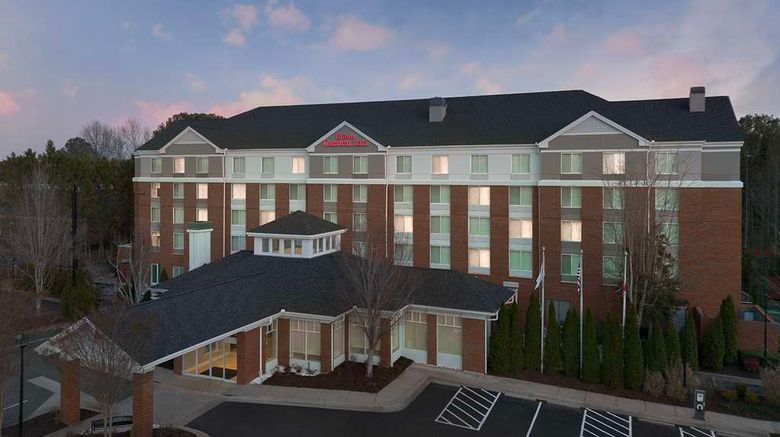 <b>Hilton Garden Inn Johns Creek Exterior</b>. Images powered by <a href="https://iceportal.shijigroup.com/" title="IcePortal" target="_blank">IcePortal</a>.