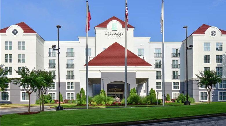 <b>Embassy Suites Atlanta - Airport Exterior</b>. Images powered by <a href="https://iceportal.shijigroup.com/" title="IcePortal" target="_blank">IcePortal</a>.