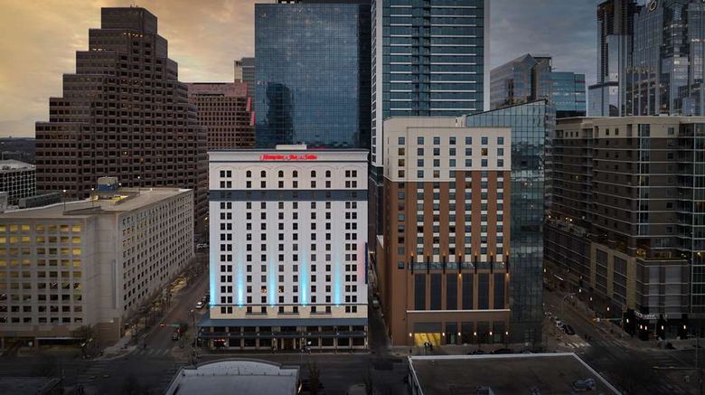 <b>Hampton Inn & Suites Austin/Downtown Exterior</b>. Images powered by <a href="https://iceportal.shijigroup.com/" title="IcePortal" target="_blank">IcePortal</a>.
