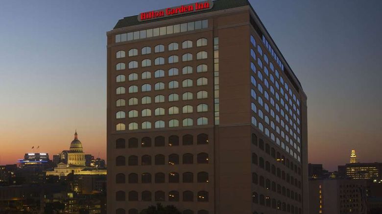 <b>Hilton Garden Inn Austin Downtown Exterior</b>. Images powered by <a href="https://iceportal.shijigroup.com/" title="IcePortal" target="_blank">IcePortal</a>.