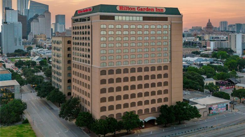 <b>Hilton Garden Inn Austin Downtown Exterior</b>. Images powered by <a href="https://iceportal.shijigroup.com/" title="IcePortal" target="_blank">IcePortal</a>.