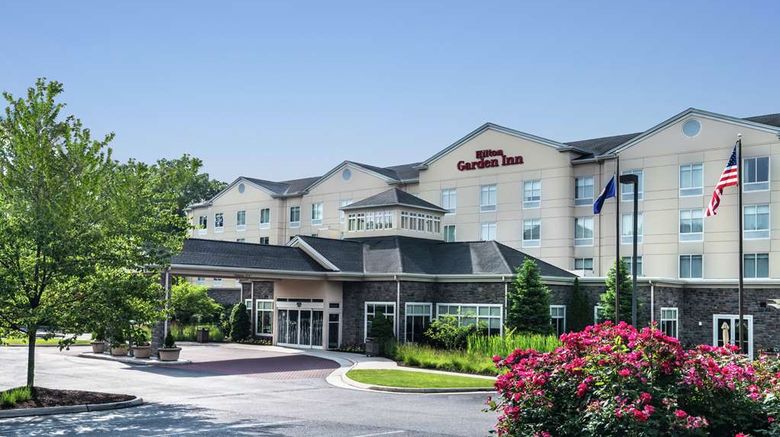 Hilton Garden Inn Blacksburg Hotel Exterior. Images powered by <a href="https://iceportal.shijigroup.com" target="_blank" rel="noopener">Ice Portal</a>.