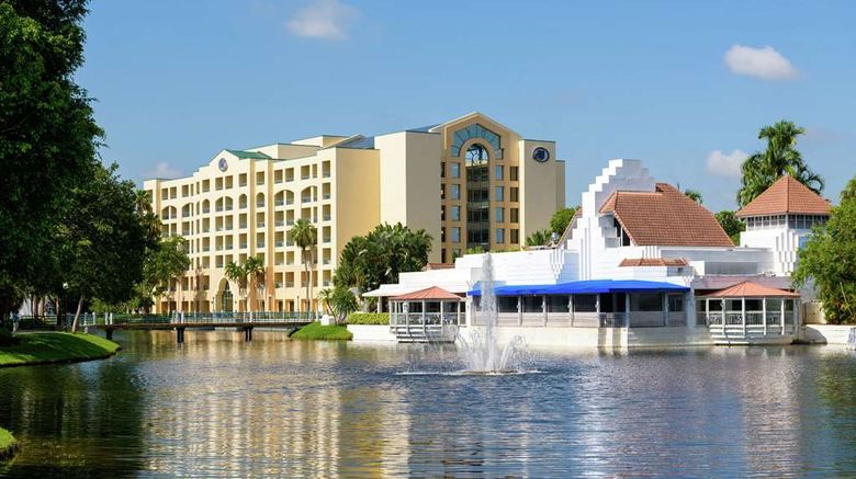 <b>Hilton Boca Raton Suites Exterior</b>. Images powered by <a href="https://iceportal.shijigroup.com/" title="IcePortal" target="_blank">IcePortal</a>.