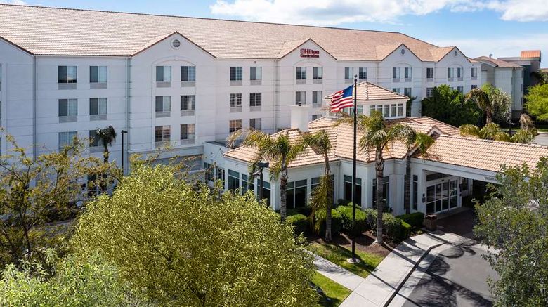 <b>Hilton Garden Inn Bakersfield Exterior</b>. Images powered by <a href="https://iceportal.shijigroup.com/" title="IcePortal" target="_blank">IcePortal</a>.