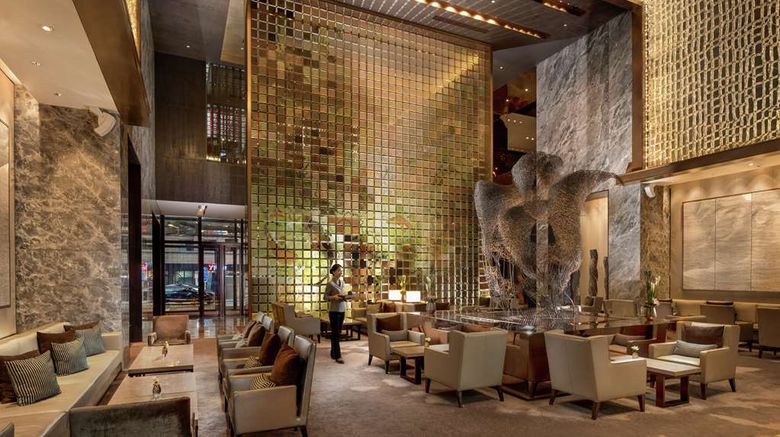 <b>Conrad Beijing Lobby</b>. Images powered by <a href="https://iceportal.shijigroup.com/" title="IcePortal" target="_blank">IcePortal</a>.