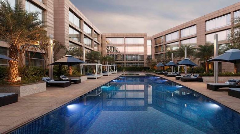<b>Hilton Bangalore Embassy GolfLinks Pool</b>. Images powered by <a href="https://iceportal.shijigroup.com/" title="IcePortal" target="_blank">IcePortal</a>.