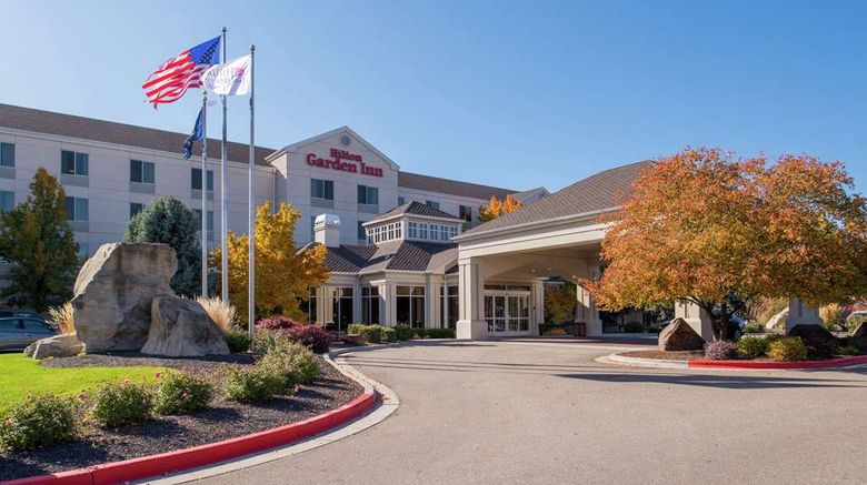 Hilton Garden Inn Boise Spectrum Exterior. Images powered by <a href="https://iceportal.shijigroup.com" target="_blank" rel="noopener">Ice Portal</a>.