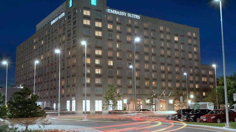 Embassy Suites Boston - at Logan Airport Exterior. Images powered by <a href="https://iceportal.shijigroup.com" target="_blank" rel="noopener">Ice Portal</a>.