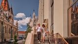 <b>Hilton Budapest Exterior</b>. Images powered by <a href="https://iceportal.shijigroup.com/" title="IcePortal" target="_blank">IcePortal</a>.