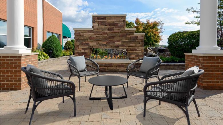 <b>Hilton Garden Inn Buffalo Airport Exterior</b>. Images powered by <a href="https://iceportal.shijigroup.com/" title="IcePortal" target="_blank">IcePortal</a>.