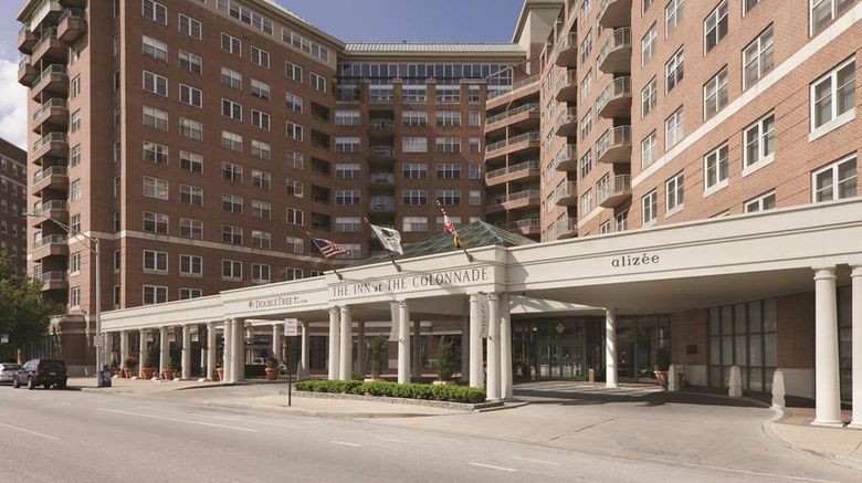 <b>Inn at the Colonnade, a Doubletree Hotel Exterior</b>. Images powered by <a href="https://iceportal.shijigroup.com/" title="IcePortal" target="_blank">IcePortal</a>.