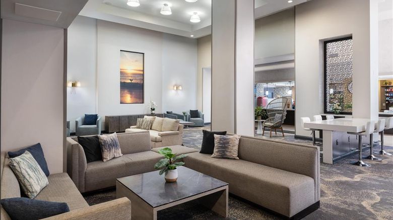 <b>Hilton Cocoa Beach Oceanfront Lobby</b>. Images powered by <a href="https://iceportal.shijigroup.com/" title="IcePortal" target="_blank">IcePortal</a>.