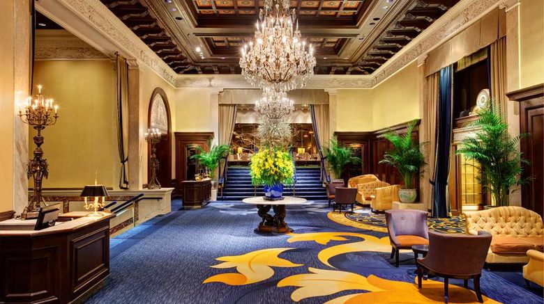 <b>The Drake Lobby</b>. Images powered by <a href="https://iceportal.shijigroup.com/" title="IcePortal" target="_blank">IcePortal</a>.