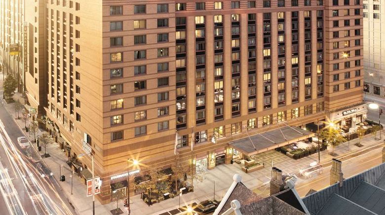 Embassy Suites Chicago Downtown Exterior. Images powered by <a href="https://iceportal.shijigroup.com" target="_blank" rel="noopener">Ice Portal</a>.