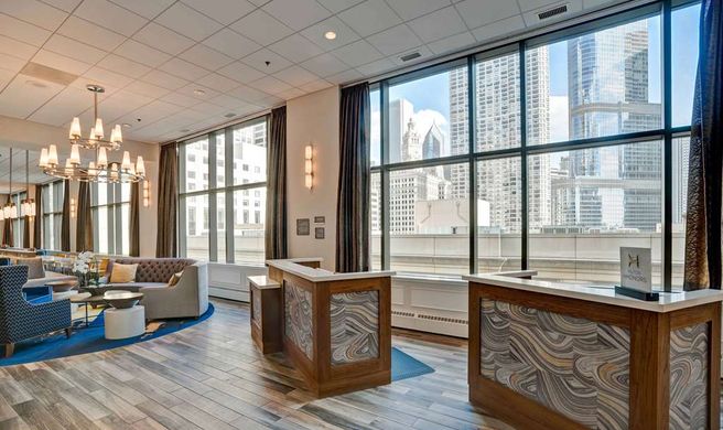 Homewood Suites Downtown Chicago Lobby