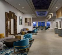 Hilton Charlotte University Place Lobby
