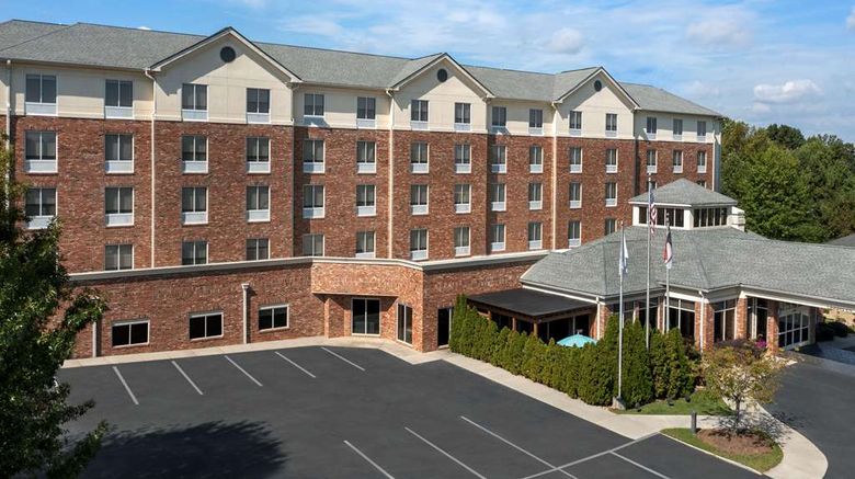 Hilton Garden Inn Mooresville Exterior. Images powered by <a href="https://iceportal.shijigroup.com" target="_blank" rel="noopener">Ice Portal</a>.