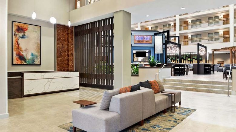 <b>Embassy Suites Dublin Lobby</b>. Images powered by <a href="https://iceportal.shijigroup.com/" title="IcePortal" target="_blank">IcePortal</a>.