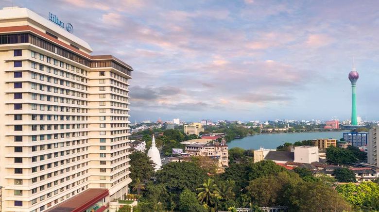 <b>Hilton Colombo Exterior</b>. Images powered by <a href="https://iceportal.shijigroup.com/" title="IcePortal" target="_blank">IcePortal</a>.