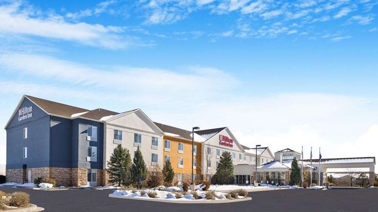 Hilton Garden Inn Colorado Springs Arpt Exterior. Images powered by <a href="https://iceportal.shijigroup.com" target="_blank" rel="noopener">Ice Portal</a>.