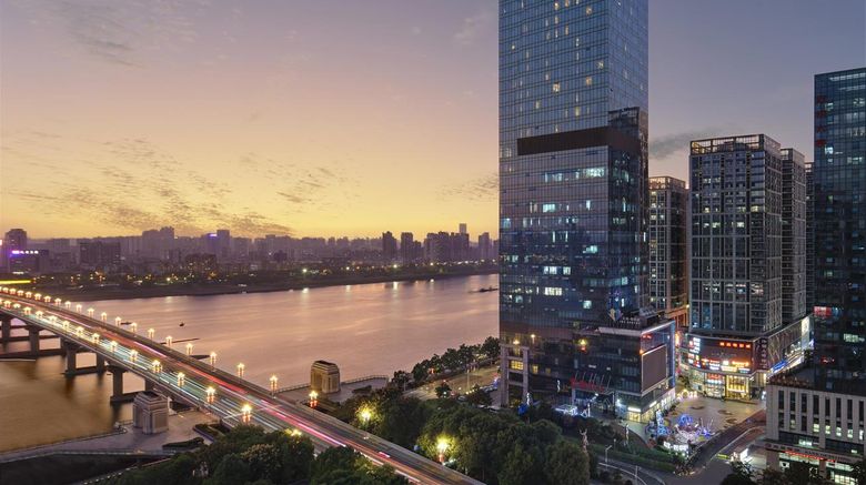 Hilton Zhuzhou Exterior. Images powered by <a href="https://iceportal.shijigroup.com" target="_blank" rel="noopener">Ice Portal</a>.