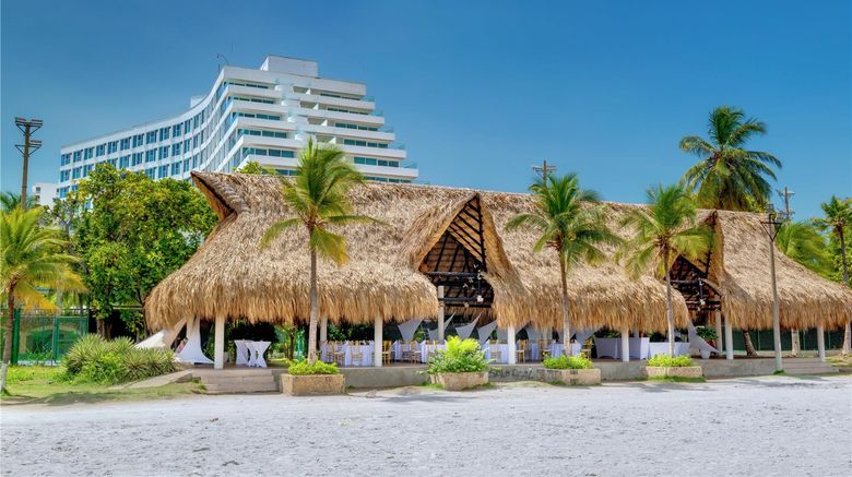 <b>Hilton Cartagena Hotel Exterior</b>. Images powered by <a href="https://iceportal.shijigroup.com/" title="IcePortal" target="_blank">IcePortal</a>.