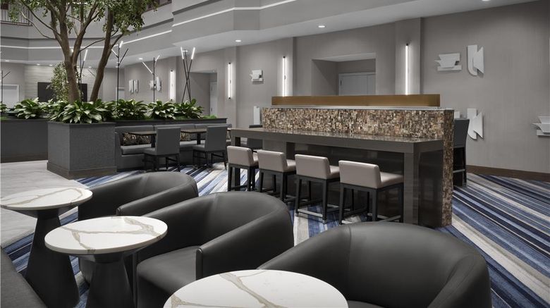 <b>Embassy Suites Dallas near the Galleria Lobby</b>. Images powered by <a href="https://iceportal.shijigroup.com/" title="IcePortal" target="_blank">IcePortal</a>.