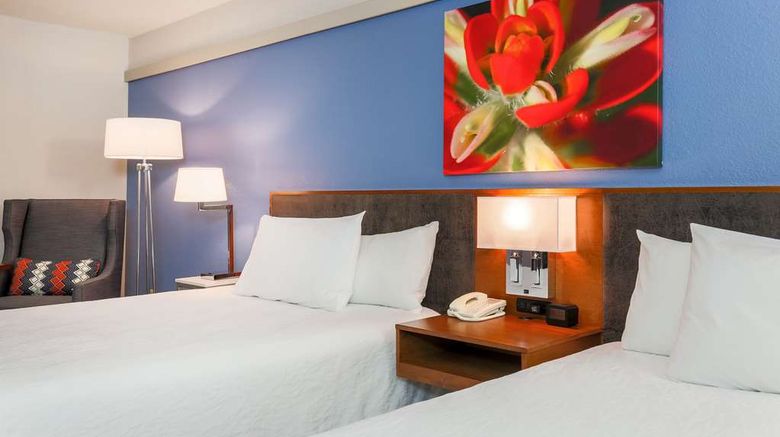 <b>Hilton Garden Inn Dallas Market Center Room</b>. Images powered by <a href="https://iceportal.shijigroup.com/" title="IcePortal" target="_blank">IcePortal</a>.