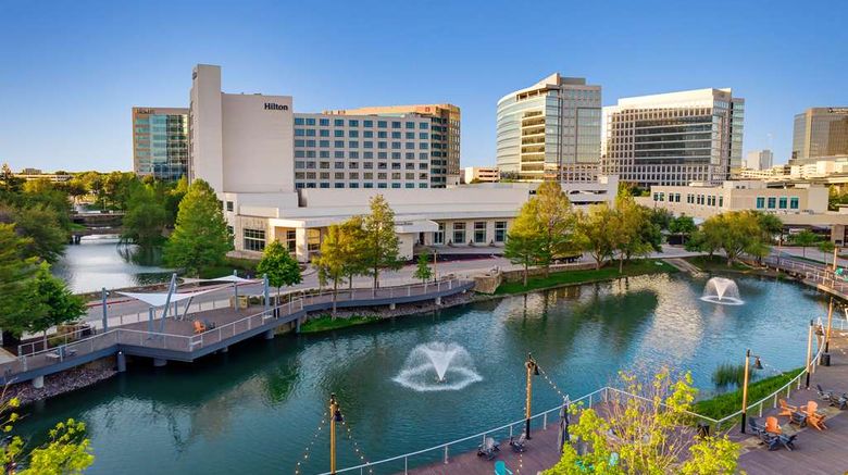 Hilton Dallas/Plano Granite Park Exterior. Images powered by <a href="https://iceportal.shijigroup.com" target="_blank" rel="noopener">Ice Portal</a>.