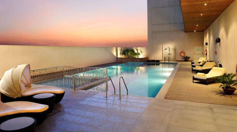 <b>DoubleTree by Hilton Gurgaon - New Delhi Pool</b>. Images powered by <a href="https://iceportal.shijigroup.com/" title="IcePortal" target="_blank">IcePortal</a>.