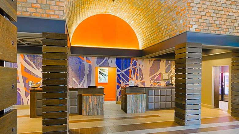 Embassy Suites Denver-Stapleton Lobby. Images powered by <a href="https://iceportal.shijigroup.com" target="_blank" rel="noopener">Ice Portal</a>.