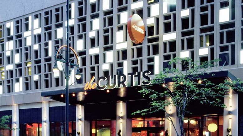 <b>The Curtis Denver-a Doubletree Hotel Exterior</b>. Images powered by <a href="https://iceportal.shijigroup.com/" title="IcePortal" target="_blank">IcePortal</a>.