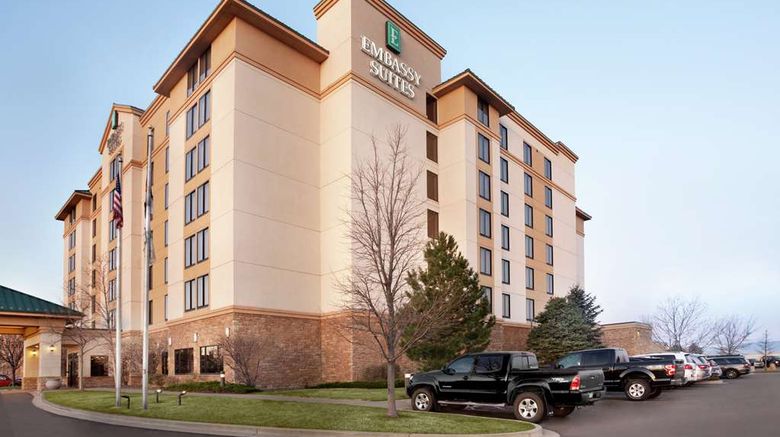 <b>Embassy Suites Denver Intl Airport Exterior</b>. Images powered by <a href="https://iceportal.shijigroup.com/" title="IcePortal" target="_blank">IcePortal</a>.