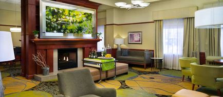 Hilton Garden Inn Detroit Downtown Lobby