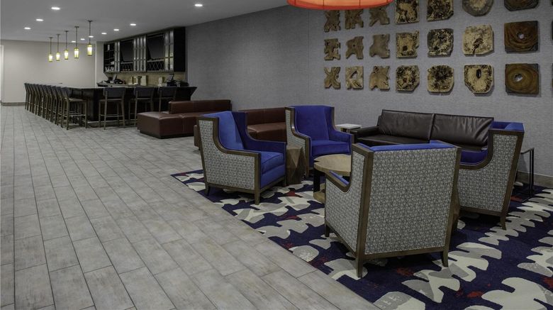 <b>Hilton Garden Inn Denison/Sherman Lobby</b>. Images powered by <a href="https://iceportal.shijigroup.com/" title="IcePortal" target="_blank">IcePortal</a>.