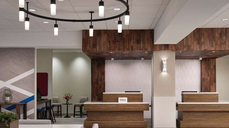 <b>Hilton Garden Inn Las Colinas Lobby</b>. Images powered by <a href="https://iceportal.shijigroup.com/" title="IcePortal" target="_blank">IcePortal</a>.