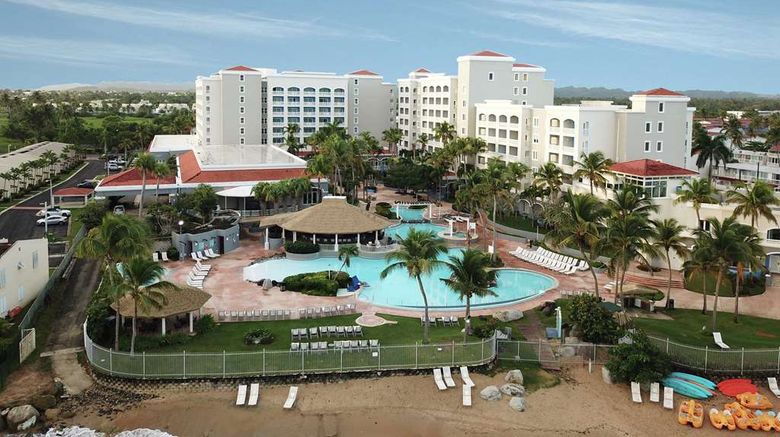 <b>Embassy Suites Dorado del Mar Beach Exterior</b>. Images powered by <a href="https://iceportal.shijigroup.com/" title="IcePortal" target="_blank">IcePortal</a>.