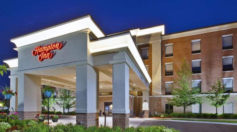 Hampton Inn Detroit Novi Exterior. Images powered by <a href="https://iceportal.shijigroup.com" target="_blank" rel="noopener">Ice Portal</a>.