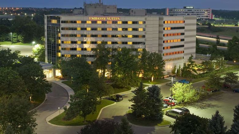 <b>Embassy Suites Troy Exterior</b>. Images powered by <a href="https://iceportal.shijigroup.com/" title="IcePortal" target="_blank">IcePortal</a>.