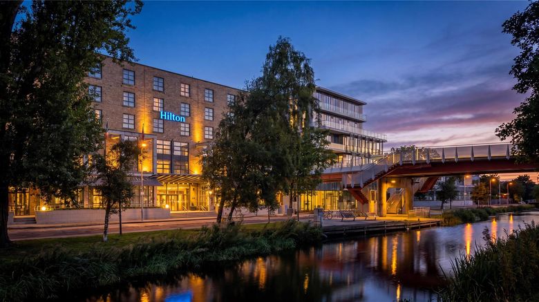<b>Hilton Dublin Exterior</b>. Images powered by <a href="https://iceportal.shijigroup.com/" title="IcePortal" target="_blank">IcePortal</a>.